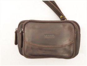 Удобный мужской клатч из матовой винтажной кожи Крейзи VATTO (11876)