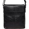 Мужская кожаная сумка-планшет классического стиля в черном цвете Borsa Leather (21321) - 2