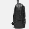 Вместительный мужской кожаный рюкзак черного цвета Keizer (56935) - 4