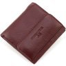 Кожаный бордовый женский кошелек с монетницей ST Leather 1767335 - 3
