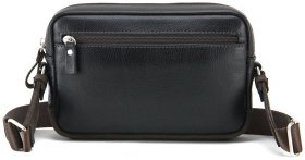 Чоловіча сумка із натуральної шкіри коричневого кольору через плече Tom Stone 77735