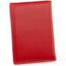 Женская кожаная обложка для паспорта и отделениями для карточек ST Leather 97735 красная modnotak фото - 3