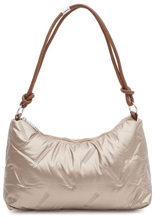 Качественная женская сумка золотого цвета из прочного текстиля Monsen 88835 modnotak фото №1