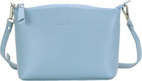 Голубая женская сумка небольшого размера из натуральной кожи Issa Hara Ксения М (27106)