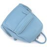 Голубой женский рюкзак большого размера из натуральной кожи KARYA 69735 - 4