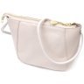 Жіноча сумка невеликого розміру з натуральної білої шкіри через плече Vintage 2422299 - 1