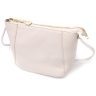 Жіноча сумка невеликого розміру з натуральної білої шкіри через плече Vintage 2422299 - 2