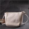 Женская сумка небольшого размера из натуральной белой кожи через плечо Vintage 2422299 - 6
