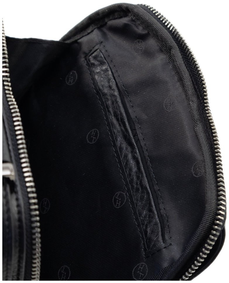 Чоловіча шкіряна сумка з каркасом жорсткості H.T Leather (10260) modnotak фото №12