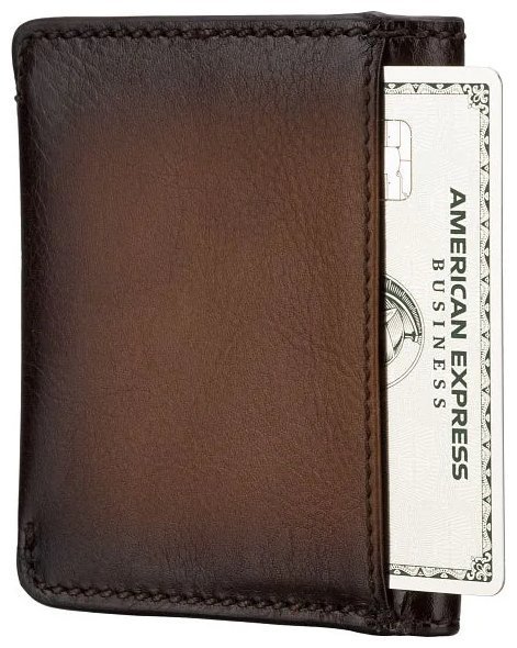 Чоловіче шкіряне портмоне коричневого кольору під купюри та картки Visconti 81936 modnotak фото №5