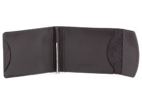 Зажим для купюр из натуральной черной кожи ST Leather (16850) - 2