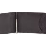 Зажим для купюр из натуральной черной кожи ST Leather (16850) - 2