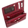 Зручний гаманець з лакової шкіри червоного кольорі KARYA (1064-019) - 2