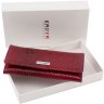 Зручний гаманець з лакової шкіри червоного кольорі KARYA (1064-019) - 6
