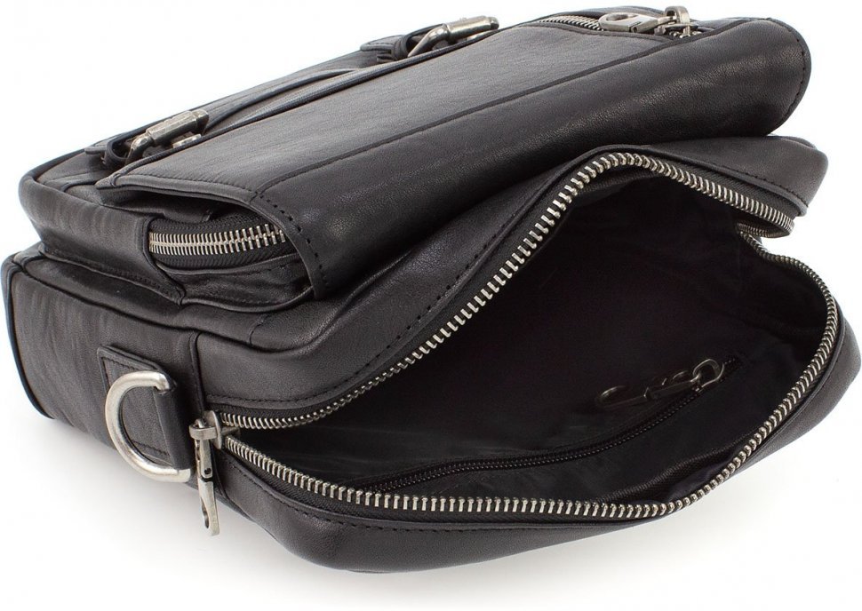 Стильна чоловіча шкіряна сумка – HT Leather (10217)