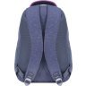 Сірий шкільний рюкзак для дівчаток із текстилю Bagland (52836) - 3