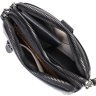Компактна жіноча сумка через плече із натуральної шкіри чорного кольору Vintage (2422086) - 5