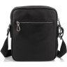 Мужская сумка-планшет через плечо черного цвета из натуральной кожи Tiding Bag (15911) - 4