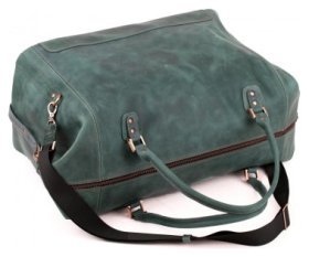 Сумка дорожная из винтажной кожи Crazy Horse - Travel Leather Bag (11013)