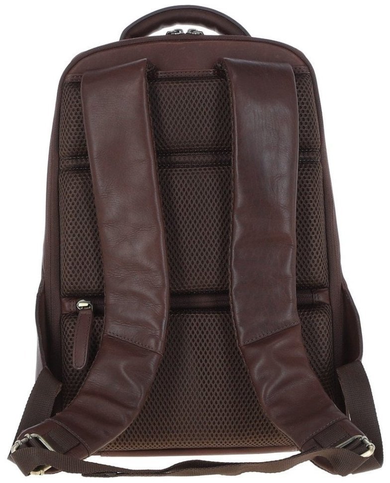 Городской мужской рюкзак из натуральной кожи Ashwood K47 коричневого цвета 94336 modnotak фото №3