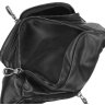 Мужская сумка на пояс из натуральной кожи черного цвета Tiding Bag (21254) - 5