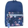 Синий текстильный рюкзак с фламинго Bagland (55736) - 1