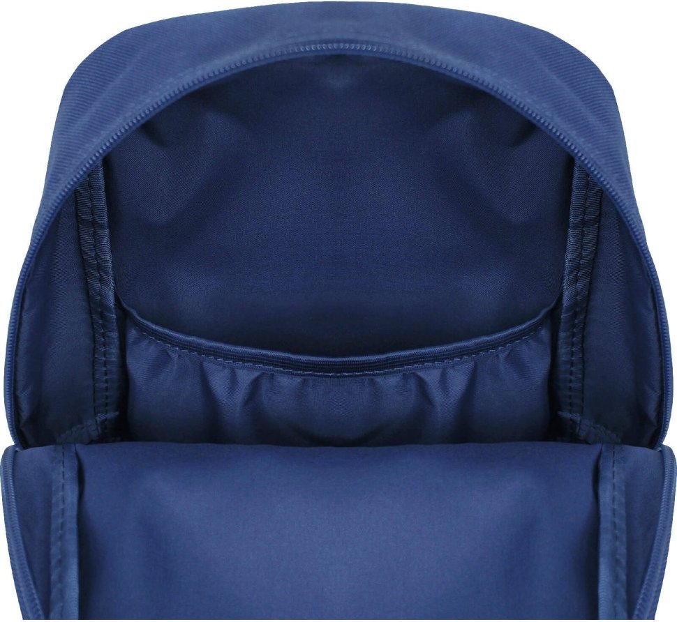 Синий текстильный рюкзак с фламинго Bagland (55736)