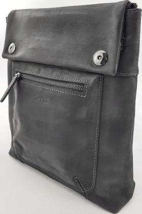 Мужская сумка планшет из винтажной кожи Крейзи с клапаном VATTO (11778)