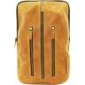Стильный кожаный рюкзак рыжего цвета на одно плечо VATTO (11977) - 1