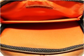 Стильний шкіряний рюкзак рудого кольору на одне плече VATTO (11977)