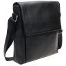 Мужская сумка-планшет из натуральной кожи с мелко-зернистой фактурой Borsa Leather (19413) - 1
