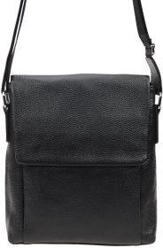 Мужская сумка-планшет из натуральной кожи с мелко-зернистой фактурой Borsa Leather (19413)