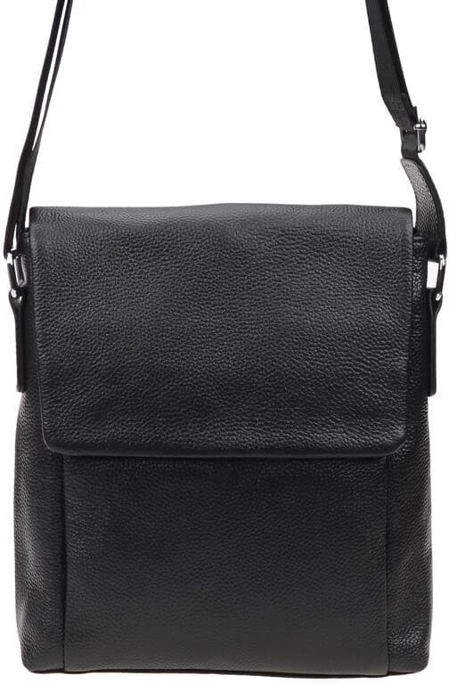 Чоловіча сумка-планшет з натуральної шкіри з дрібно-зернистої фактурою Borsa Leather (19413)