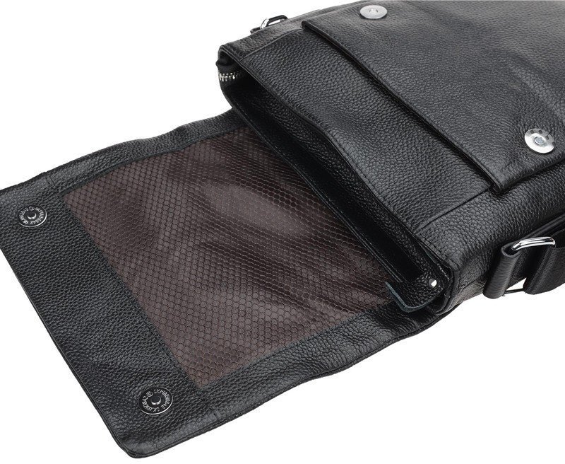 Мужская сумка-планшет из натуральной кожи с мелко-зернистой фактурой Borsa Leather (19413)