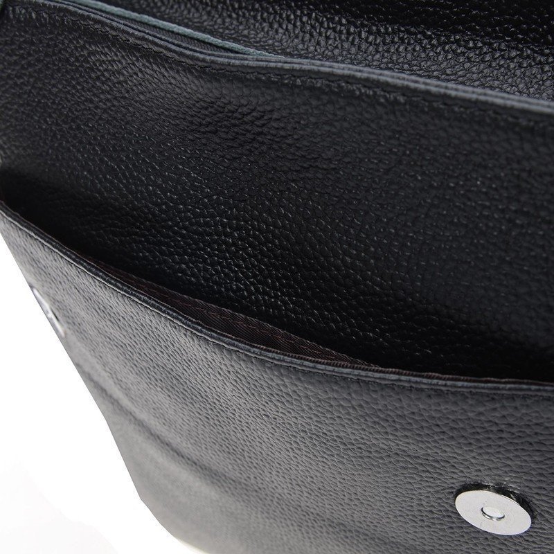 Мужская сумка-планшет из натуральной кожи с мелко-зернистой фактурой Borsa Leather (19413)
