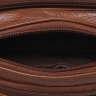Мужская поясная сумка-бананка из натуральной кожи коричневого цвета Keizer (21402) - 8