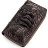 Мужской кошелек-клатч из натуральной кожи крокодила на молнии CROCODILE LEATHER (024-18173) - 1