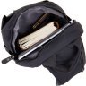 Чорна чоловіча сумка-слінг з нейлону Vintage (20632) - 3