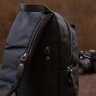 Черная мужская сумка-слинг из нейлона Vintage (20632) - 7