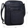 Якісна чоловіча сумка-планшет із натуральної шкіри флотар у чорному кольорі Tavinchi 77536 - 3