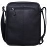 Якісна чоловіча сумка-планшет із натуральної шкіри флотар у чорному кольорі Tavinchi 77536 - 5