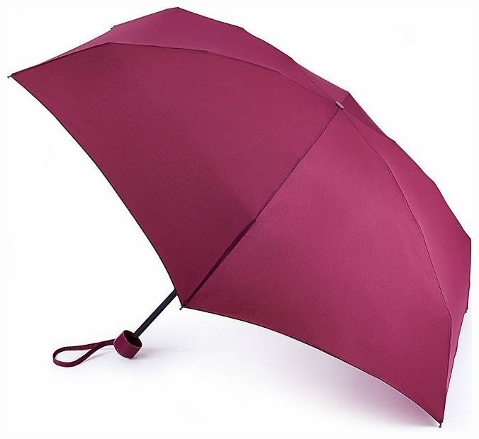 Зонт женский Fulton Soho-1 L793 Wine (механика, складной, однотонного бордового цвета) 107936 modnotak фото №1