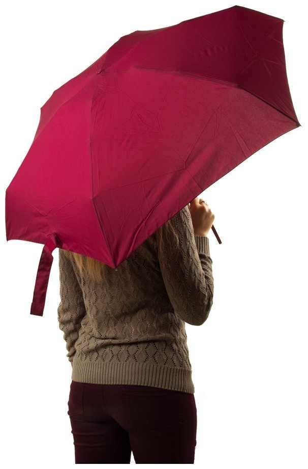 Зонт женский Fulton Soho-1 L793 Wine (механика, складной, однотонного бордового цвета) 107936 modnotak фото №3