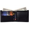 Кожаный мужской кошелек с монетницей и съемным блоком для карт Hammonds Flycatcher HF577 черный 108036 modnotak фото - 3