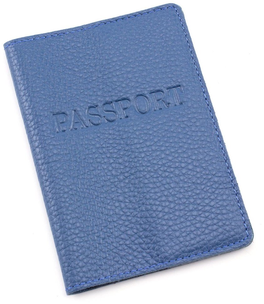 Стильна шкіряна обкладинка для паспорта ST Leather (16600)