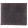 Мужское портмоне из винтажной кожи коричневого цвета с акцентной строчкой Visconti Shield 68836 - 4