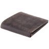 Мужское портмоне из винтажной кожи коричневого цвета с акцентной строчкой Visconti Shield 68836 - 5
