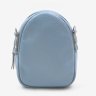 Голубая женская мини-сумка из фактурной кожи на цепочке BlankNote Kroha 79036 - 5