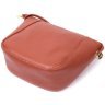 Женская плечевая сумка из натуральной кожи коричневого цвета Vintage 2422300 - 3