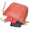 Женская плечевая сумка из натуральной кожи коричневого цвета Vintage 2422300 - 6